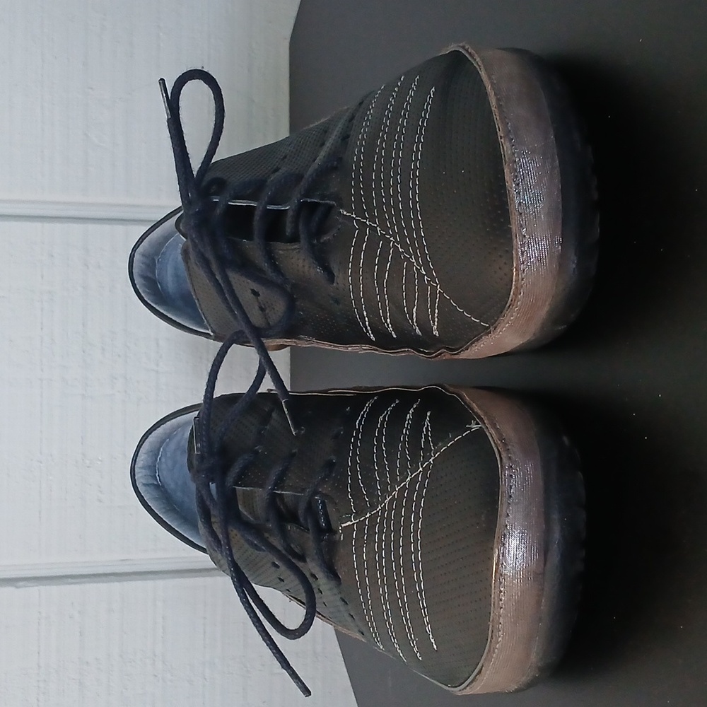 Naot Kumara Black Lace Up Leather Casual Sneaker Shoe Size 8 (39) - Picture 3 of 10